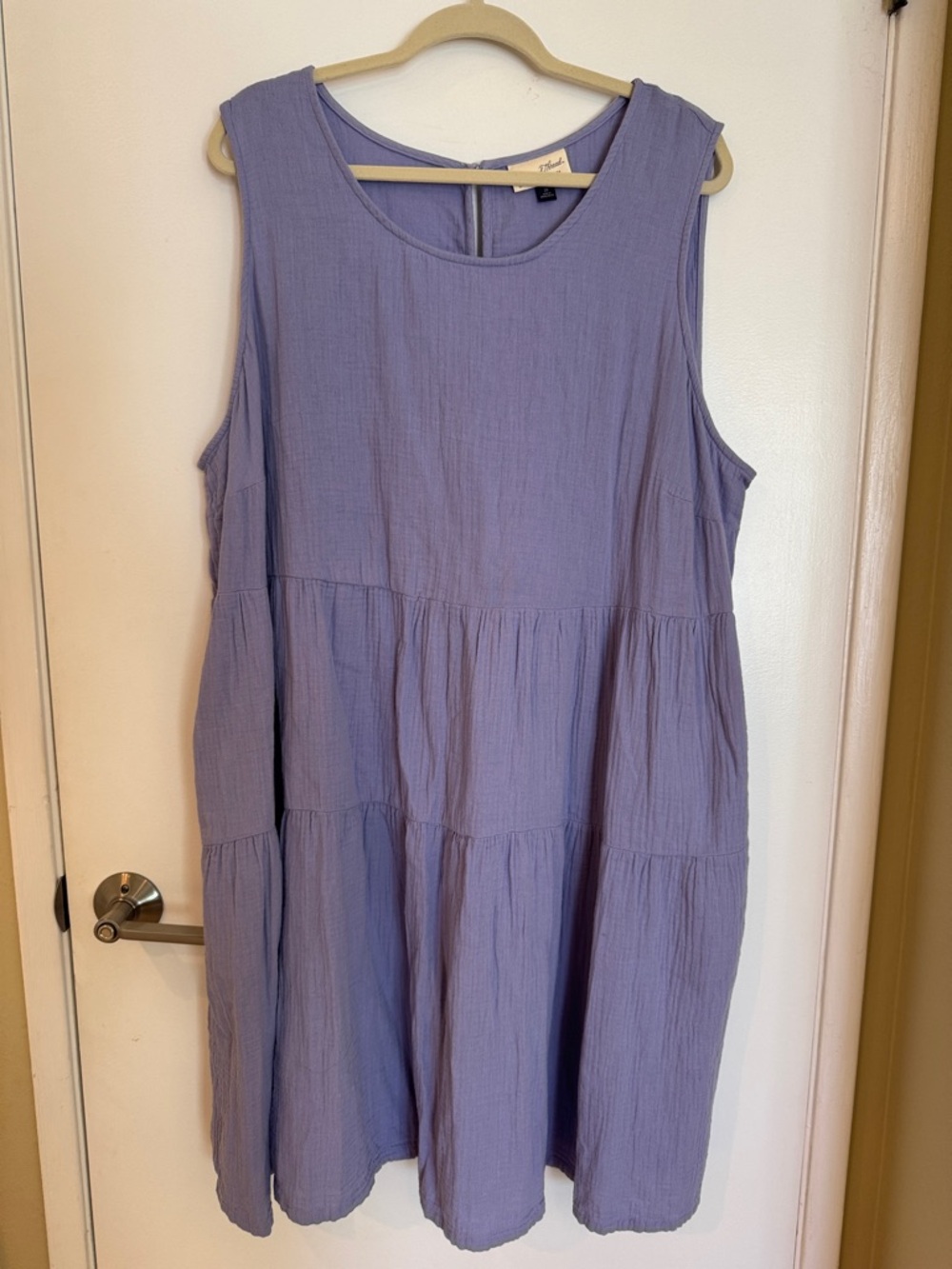 Universal Thread Lavender Sleeveless Tiered Mini Dress